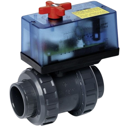 2-weg electronische kogelkraan 50 mm, 230V AC