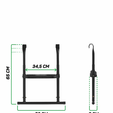 Salta trampoline trap S voor framehoogte van 50 - 63 cm