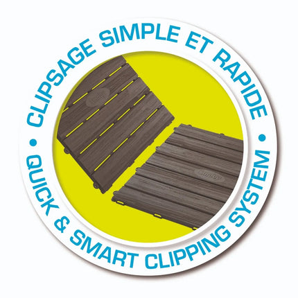 Set d'assiettes de sol Smoby (6 pièces de 45 x 45 cm)