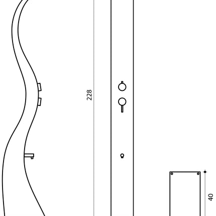 Bellagio Douche (Special Edition) - Roze metaal