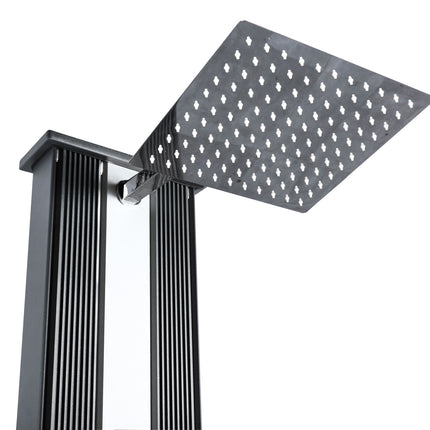 Douche Hybride Dada Droite 40L Couleur Anthracite / Aluminium Brossé