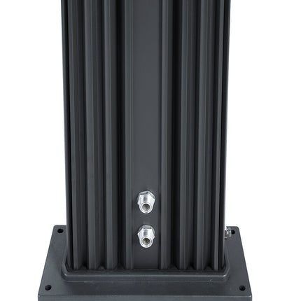 Douche Hybride Dada Droite 40L Couleur Anthracite / Aluminium Brossé