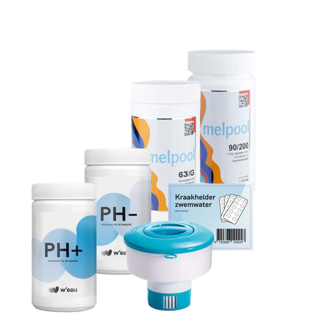 Kit de démarrage Azzura avec grandes tablettes de chlore pour piscines