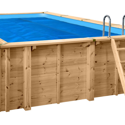 Zomerafdekking voor Rechthoek zwembad 600 cm x 300 cm