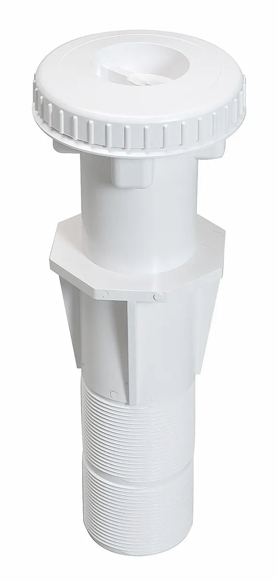 Raccord aspirateur Aquareva + gaine murale - Blanc