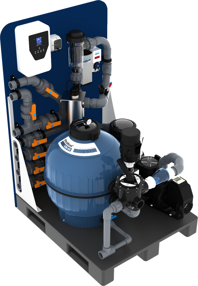 AquaForte Complete Plug & Swim Palette de filtres Biopool Type 5