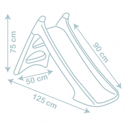 Claquette LS XS Bleu/Blanc