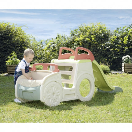 Smoby Adventure Car avec toboggan et bac à sable