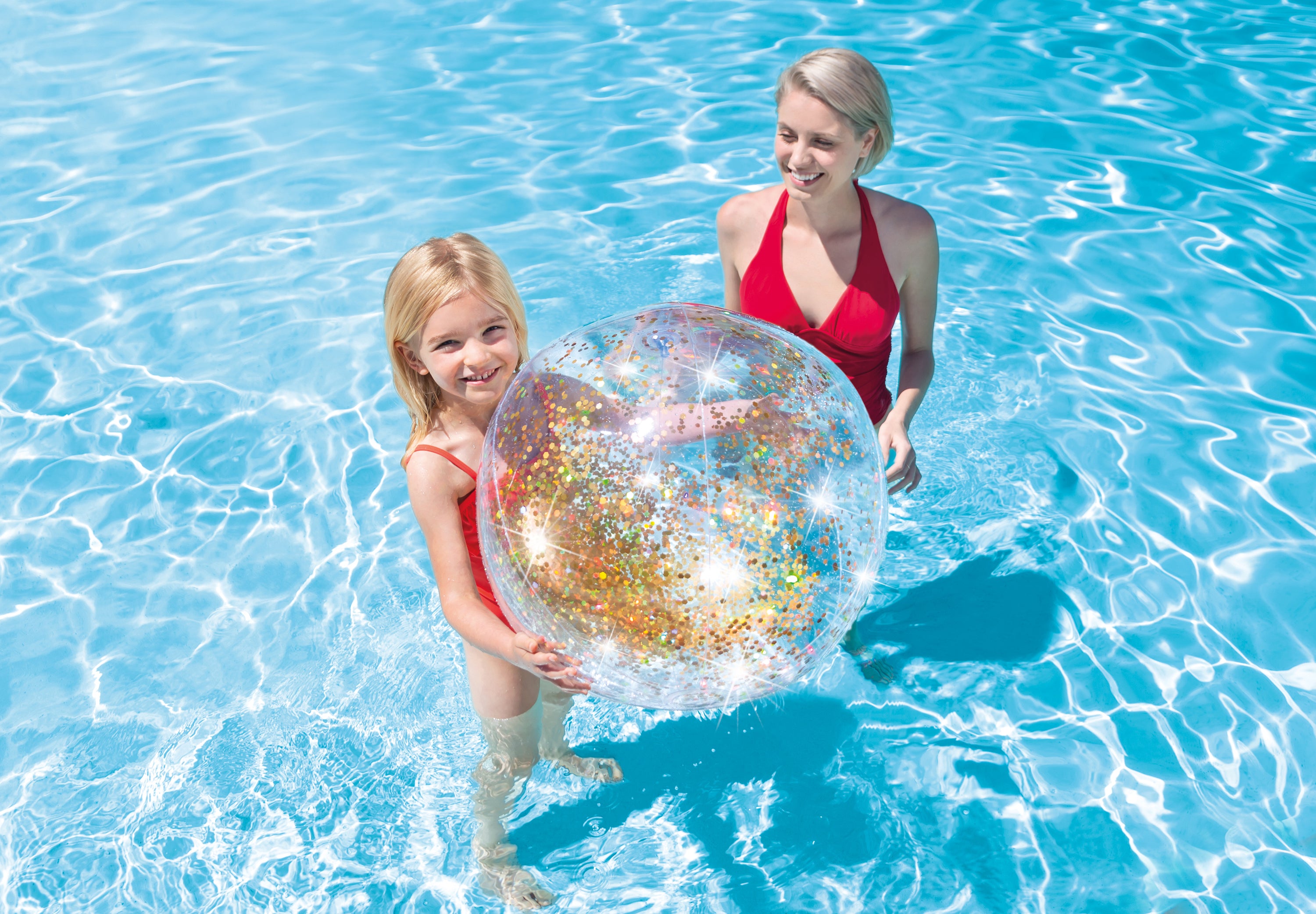 Ballon de plage Intex Glitter 51cm – Azzura Pool