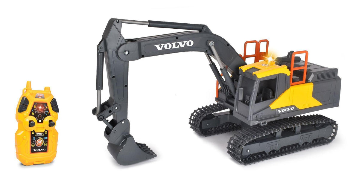 Excavadora de ruedas Volvo RC – Dickie Toys – 60 cm