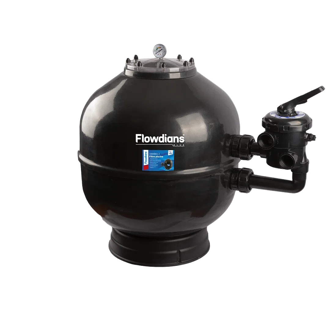 Flowdians Caraibes II polyester side mount zandfilter 30 m³/u