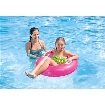 Intex Reuze Zwemband met grepen Ø 76cm - Roze