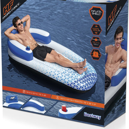 Bestway Luftmatratzen-Pool – Indigo Wave Lounge