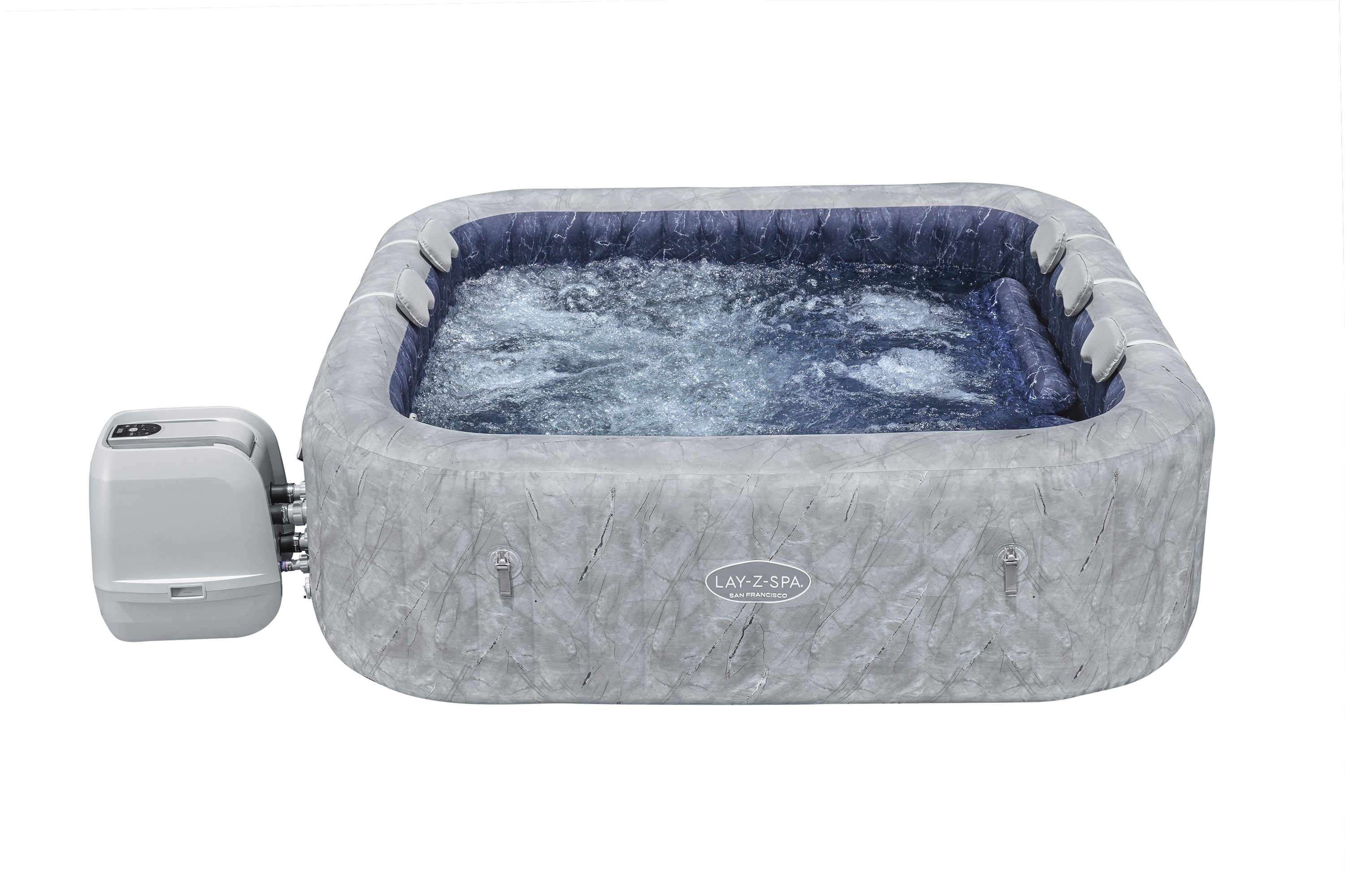 Lay-Z Spa San Francisco EnergySense Hydrojet Pro Aufblasbarer Whirlpool – 7 Personen