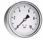 Manometer staal 63mm droog aa 0 - 10