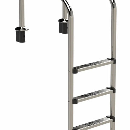 Escalera para piscina IDEAL Standard de acero inoxidable de 4 peldaños - AISI 304