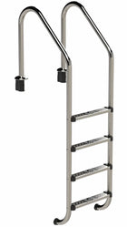 Escalera para piscina IDEAL Standard de acero inoxidable de 4 peldaños - AISI 304