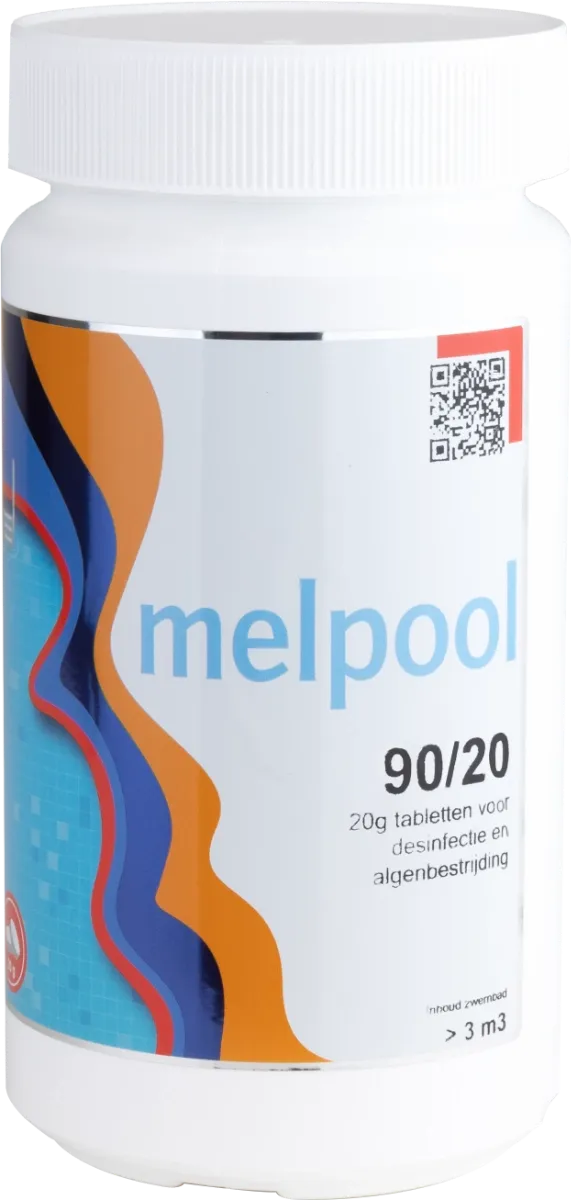 Melpool kleine chloortabletten 20 grams 1 kg