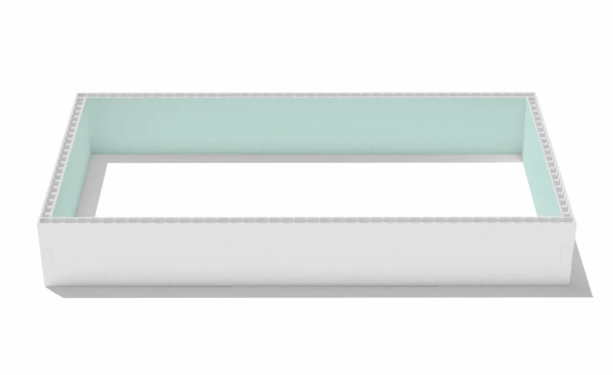 Schwimmbadblock-Set aus hochdichtem Polystyrol – 1000 x 500 x 150 cm