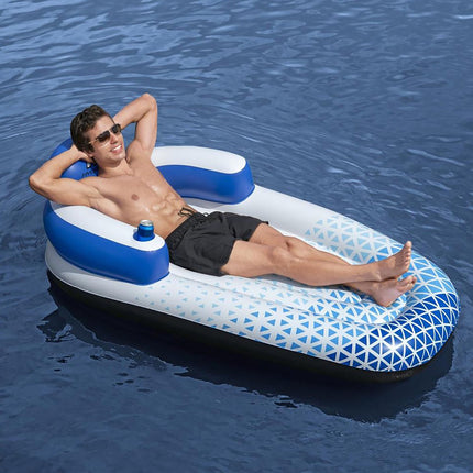 Colchón de aire para piscina Bestway - Indigo Wave Lounge