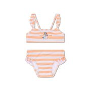 Essentiels de natation - Bluey | Bikini anti-UV Orange pour filles 