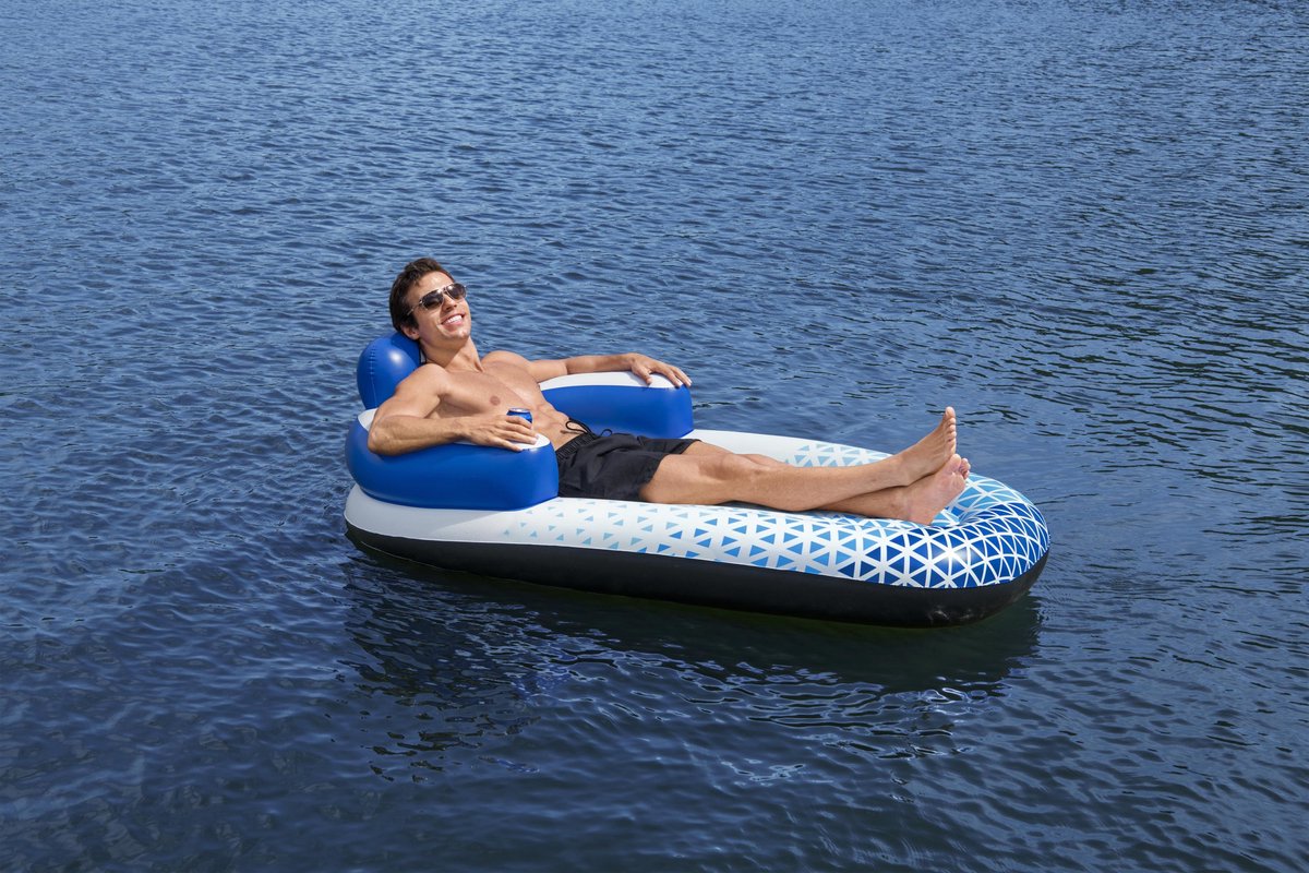 Bestway Luchtmatras Zwembad - Indigo Wave Lounge