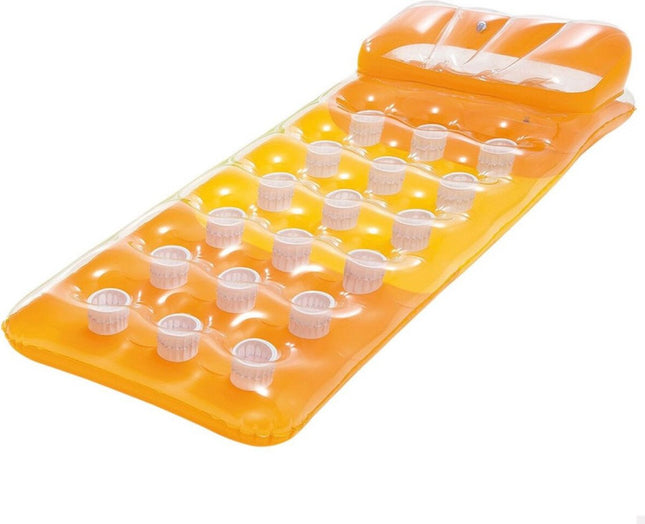 18 Pocket Intex luchtbed - Oranje