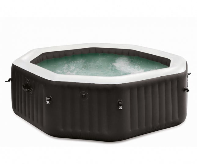 Intex Whirlpool Okt. Schwarz 6 Personen (12116) 