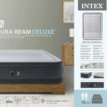 Matelas pneumatique pour tête de lit Intex Ultra Plush - Queen size (152 cm)