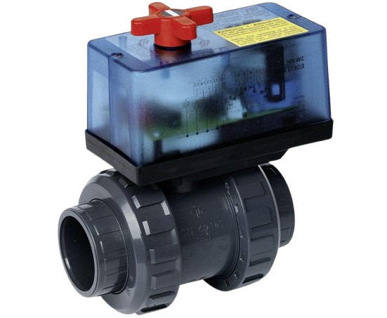 Vanne à boisseau sphérique électronique 2 voies 63 mm, 230 V CA