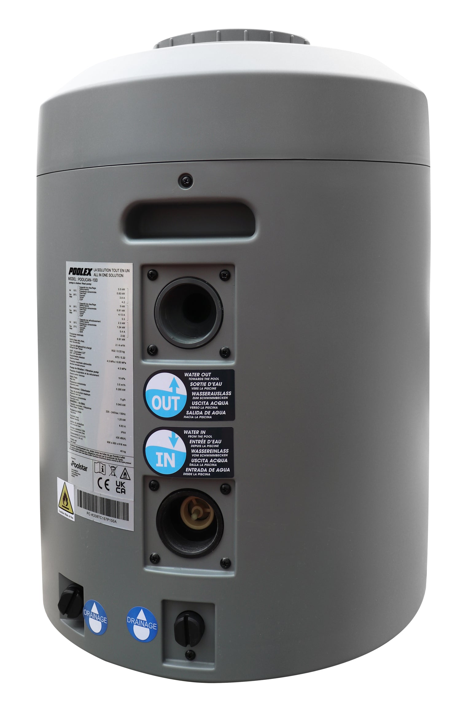 Poolican solution 4 en 1 pour les piscines jusqu'à 25m³