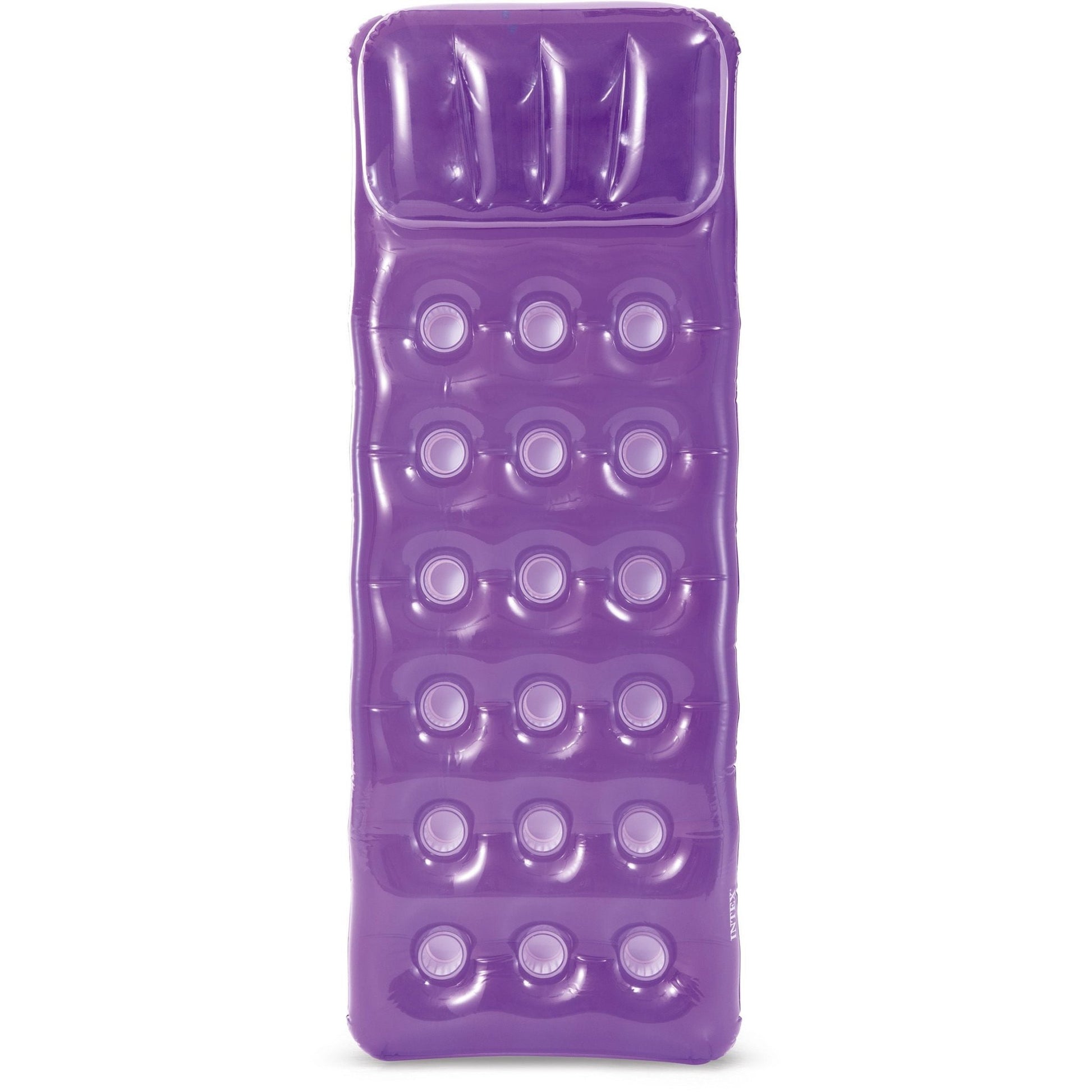 18 Pocket Intex luchtbed - Paars - Azzura Pool