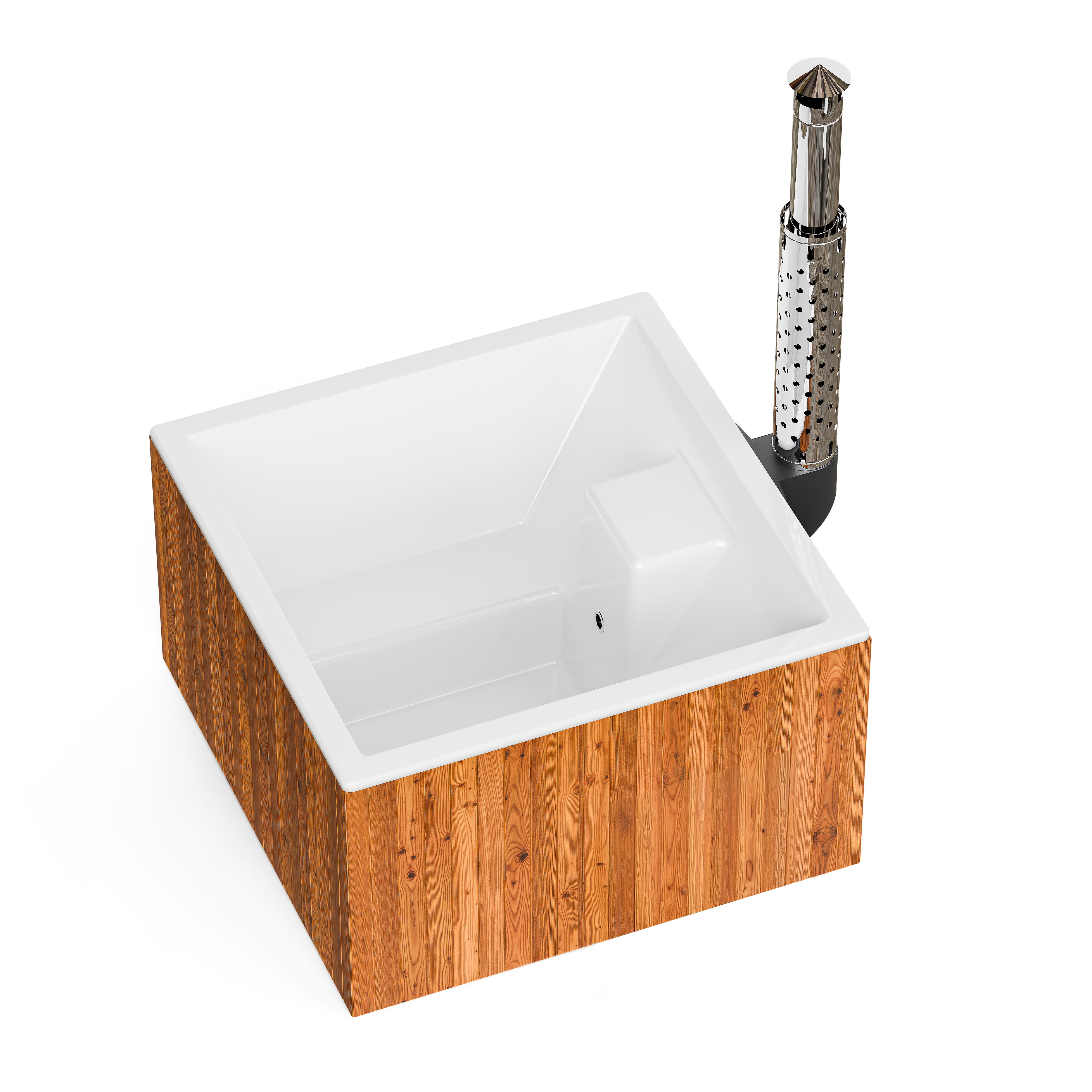 Houtgestookte Hottub Hilda – 4 Personen