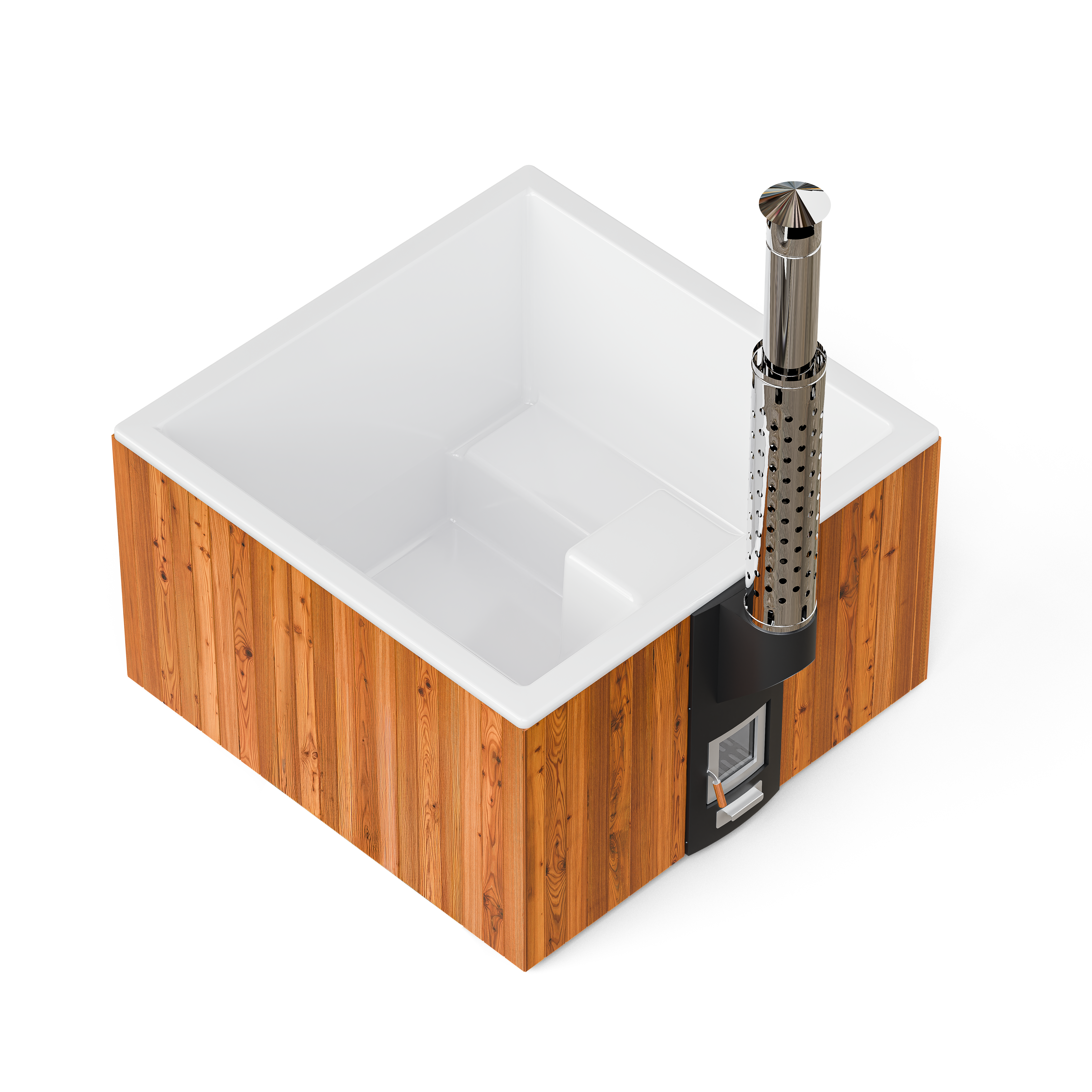 Houtgestookte Hottub Hilda – 4 Personen