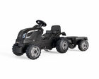 Smoby Farmer XL traptractor met aanhanger - Zwart