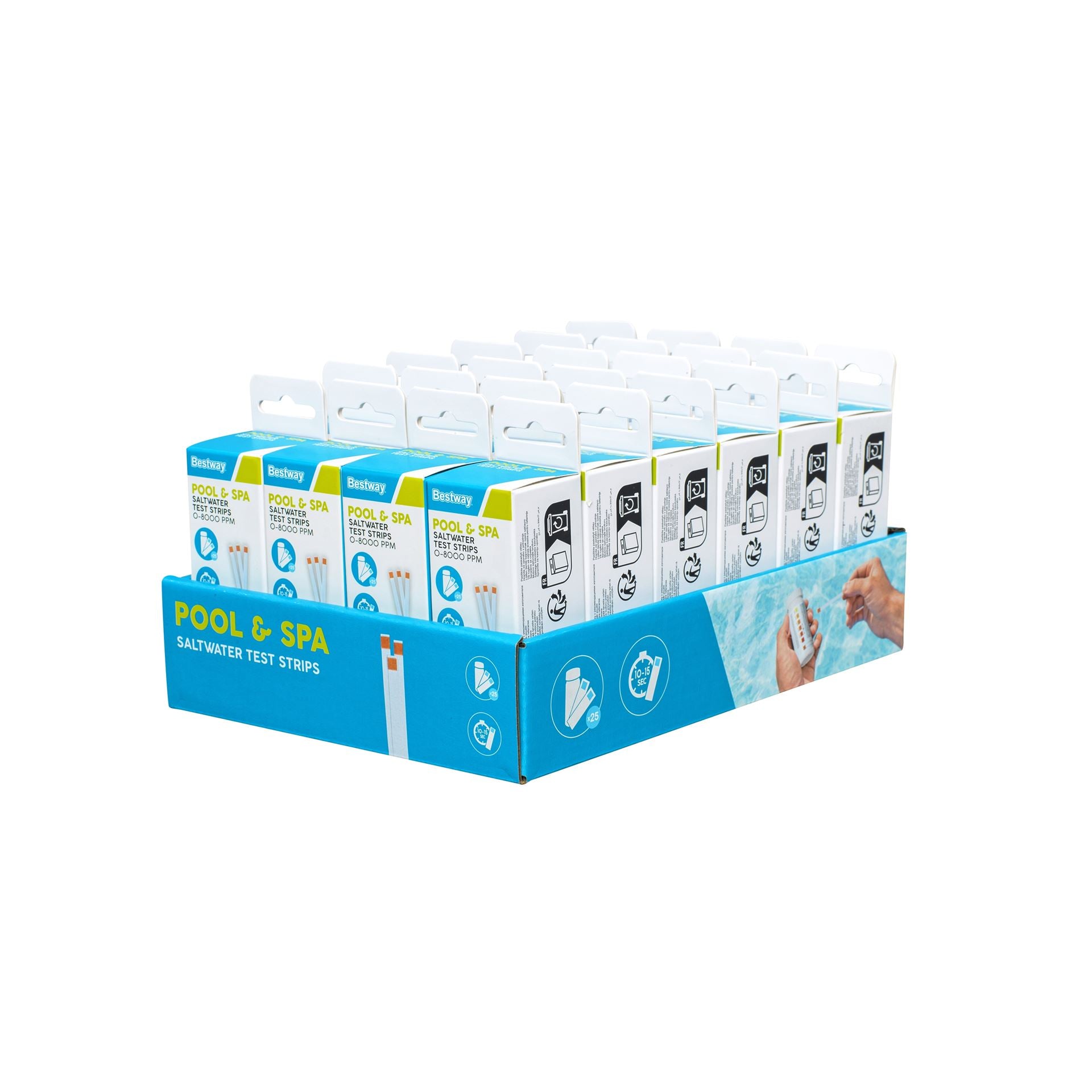 Bestway zoutwater teststrips - 25 stuks