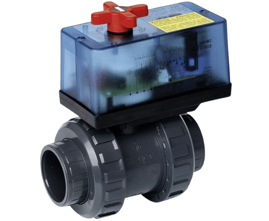 2-weg electronische kogelkraan 63 mm, 230V AC - Azzura Pool