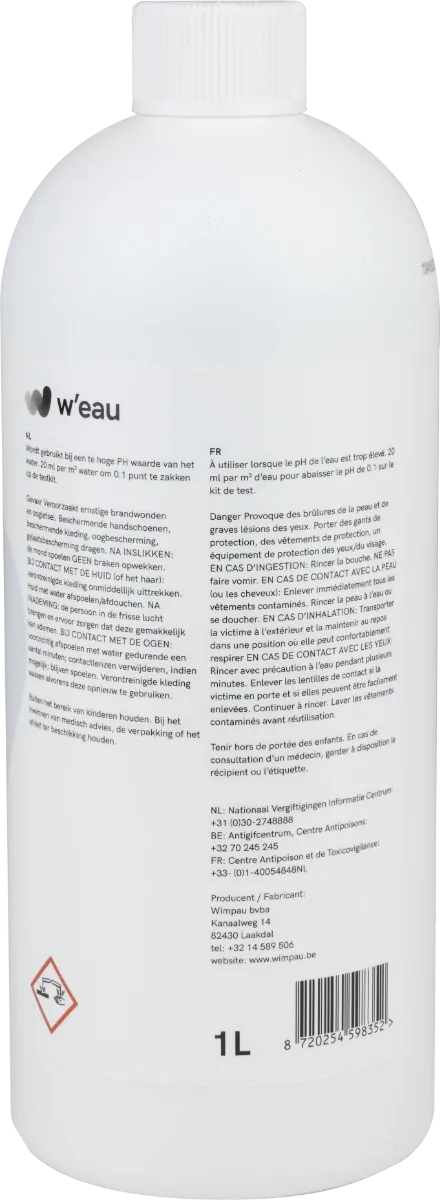 W'eau pH liquido minus - 1 litro