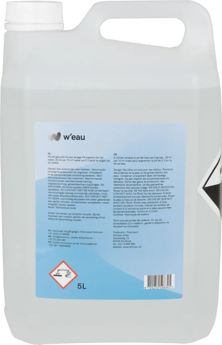 W'eau liquid pH plus - 5 Liter