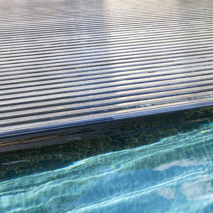 PCS serie-A: Solar Blue Lamellen – Premium Zwembadafdekking per m²