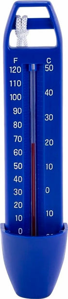 Thermometer blau