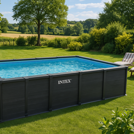 Intex Graphite Panel Pool 600 cm x 300 cm x 124 cm