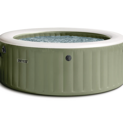 Intex Pure Spa Bubble Massage Olive Green – 6‑persoons