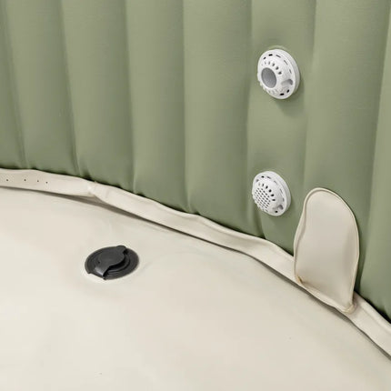 Intex Pure Spa Bubble Massage Olive Green – 6‑persoons