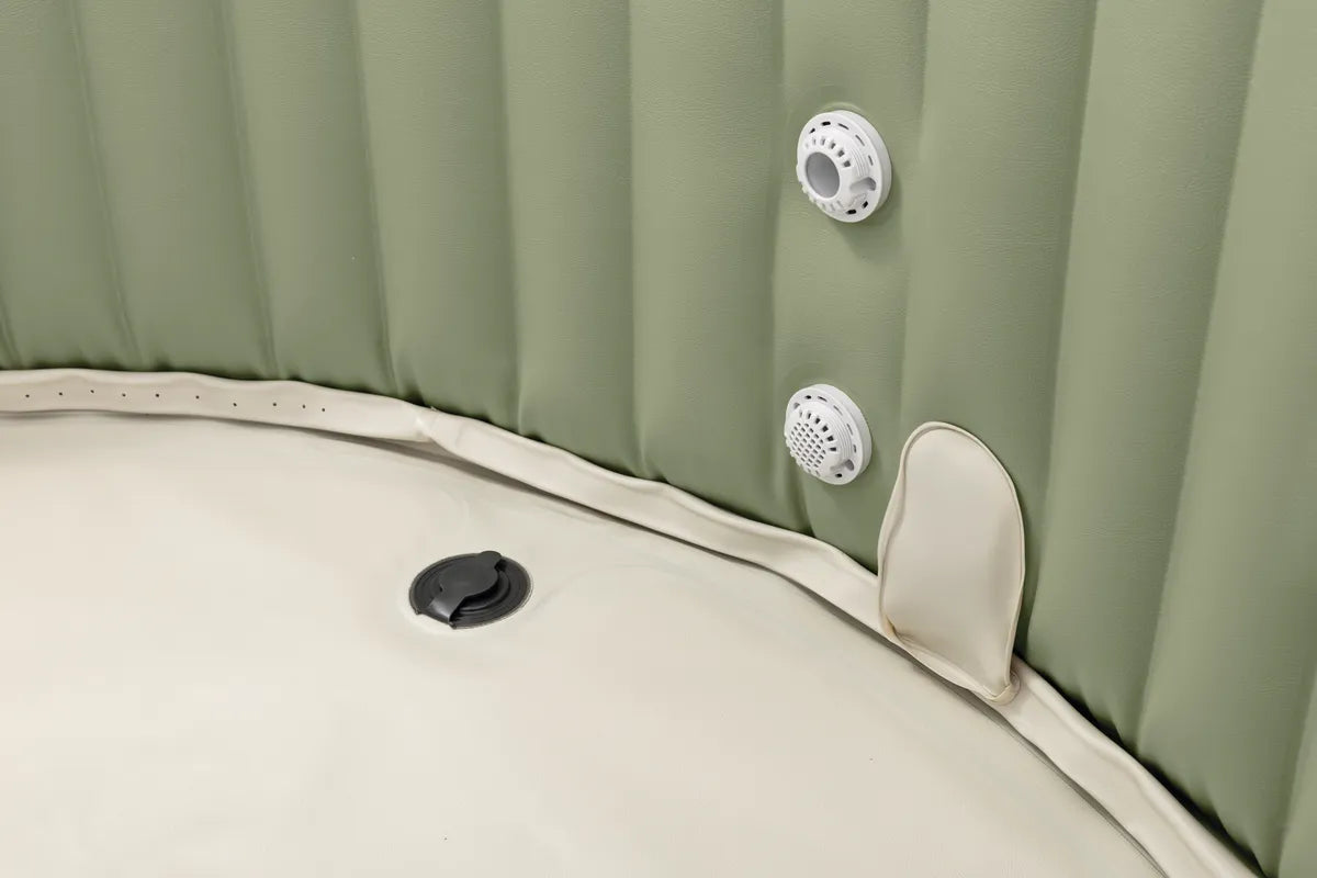Intex Pure Spa Bubble Massage Olive Green – 4‑persoons