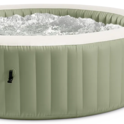 Intex Pure Spa Bubble Massage Olive Green – 6‑persoons