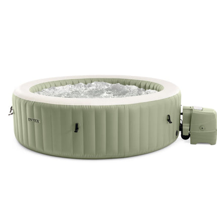 Intex Pure Spa Bubble Massage Olive Green – 6‑persoons