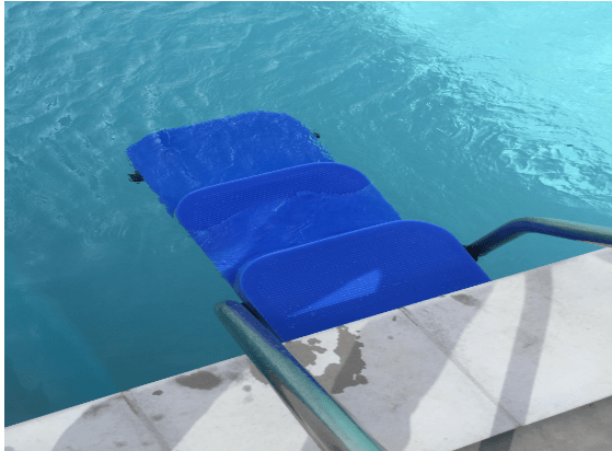 3 treden trap voor honden - Azzura Pool