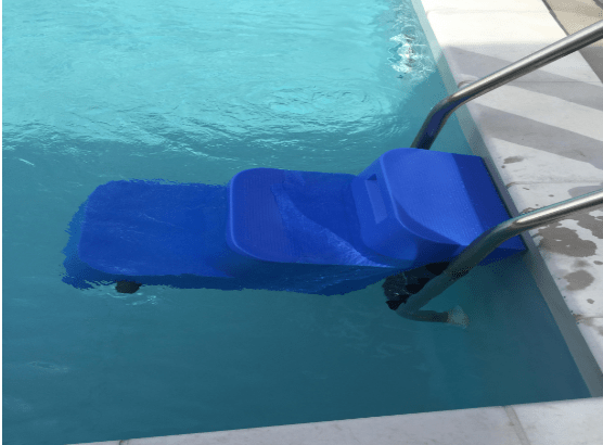 3 treden trap voor honden - Azzura Pool