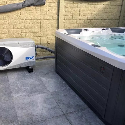 Warmtepomp Spanet 12Kw voor spas en zwemspas